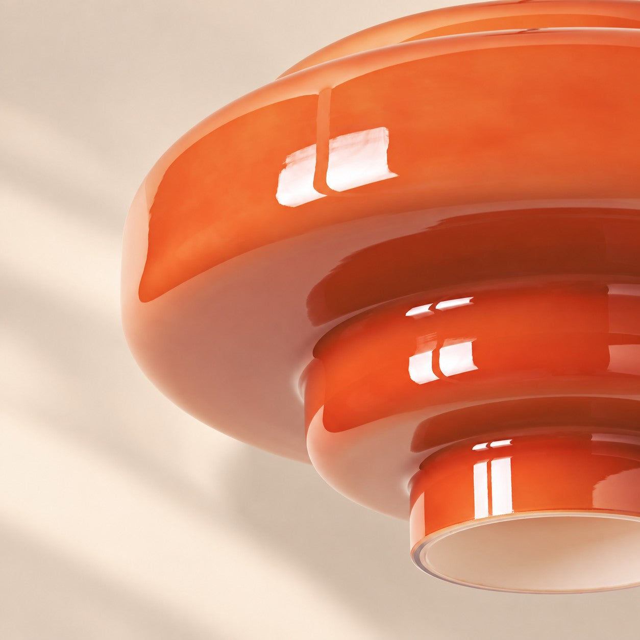 Koloro Millie Glas-Pendelleuchte mit Stecker - Retro-Pendelleuchte in bunten Farben für moderne Innenräume