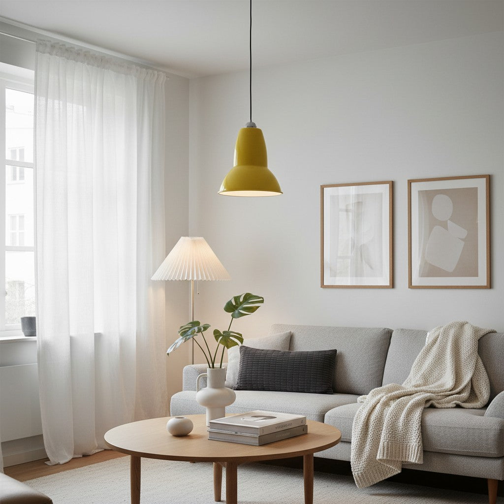Modryx Classic Pendant Light - Timeless Minimalist Hanging Lamp for Home