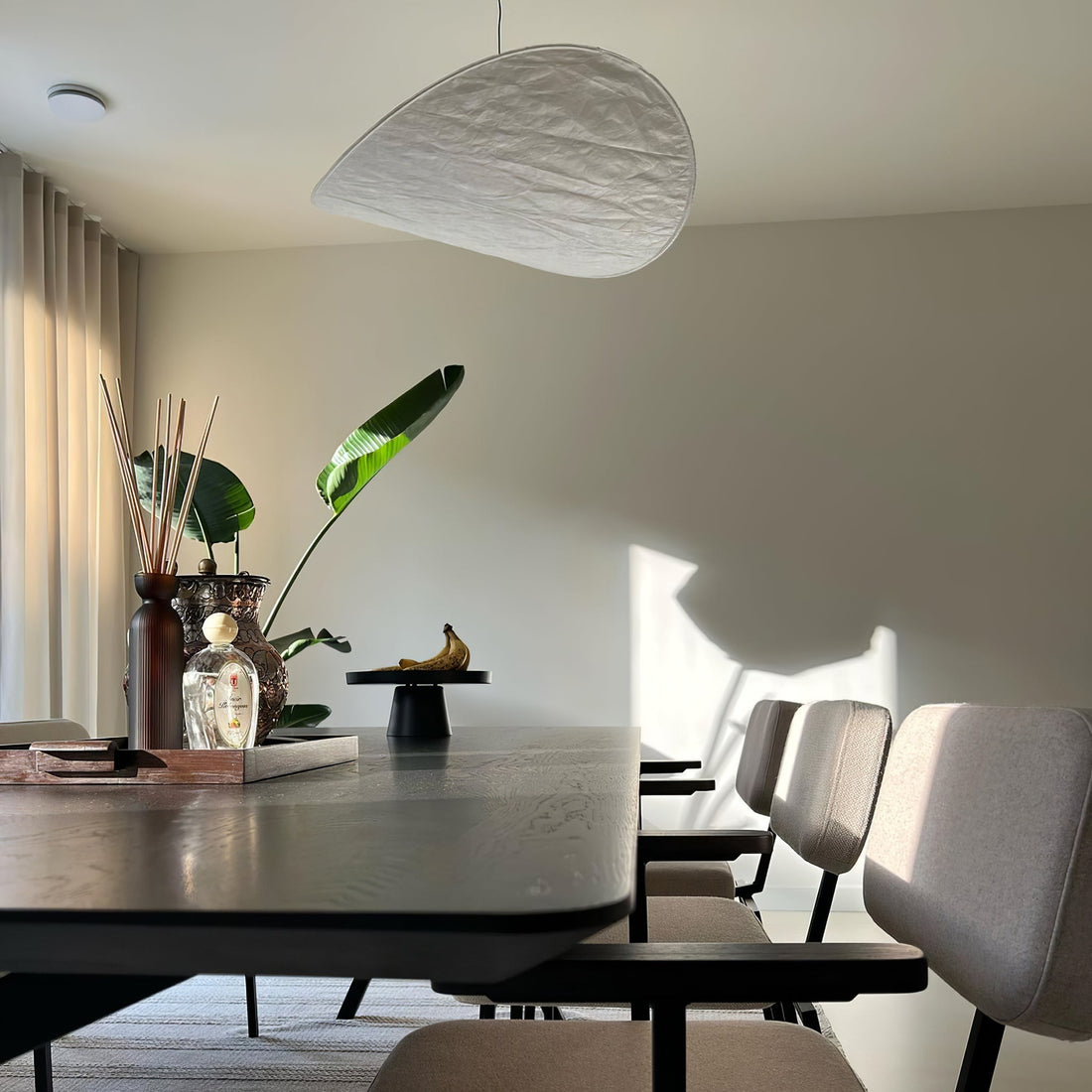 Cloudlike Mulberry Silk Plug-In Pendant Light