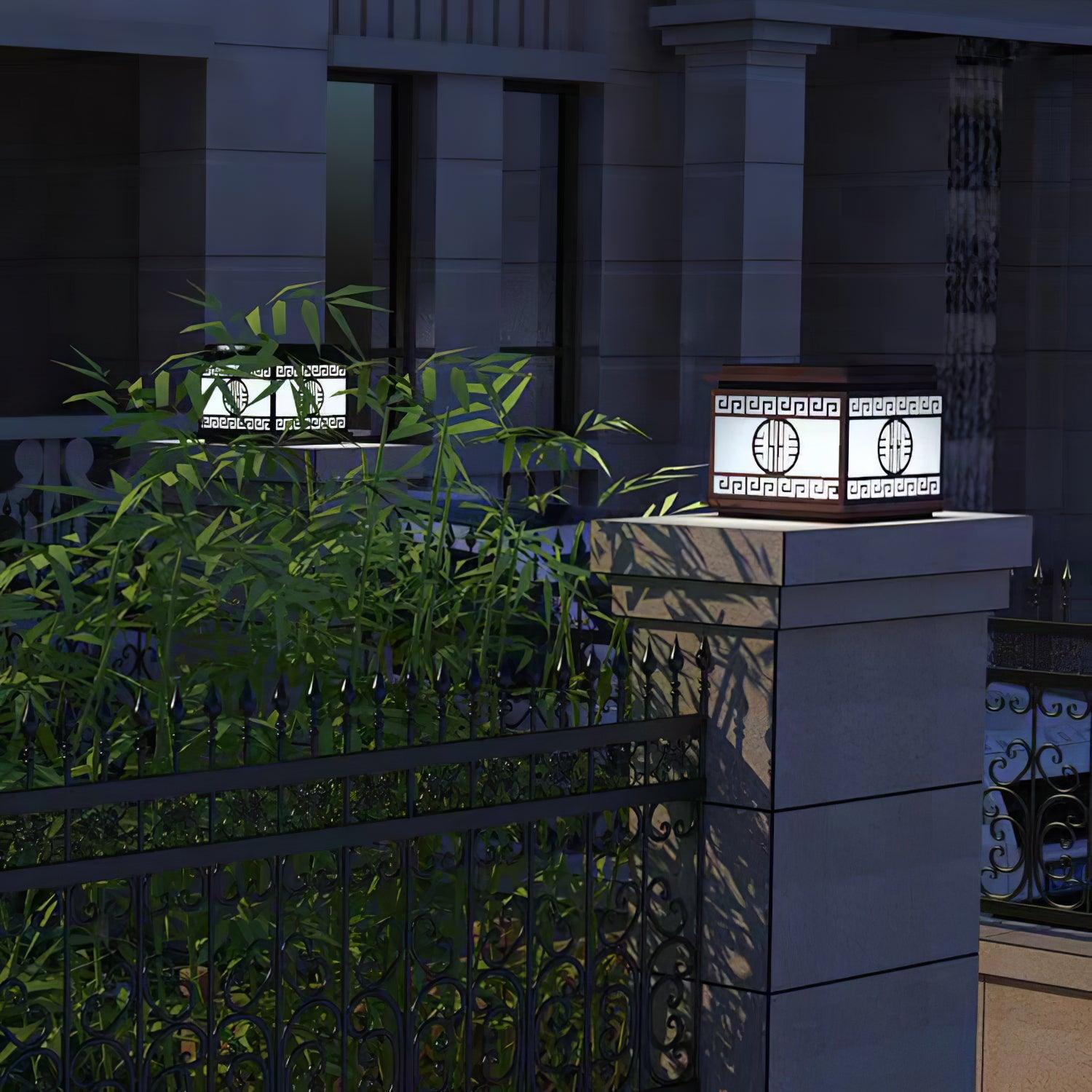 Stilvolle Gartenleuchte für den Außenbereich – Hochwertige, elegante Lampe für den Innenhof