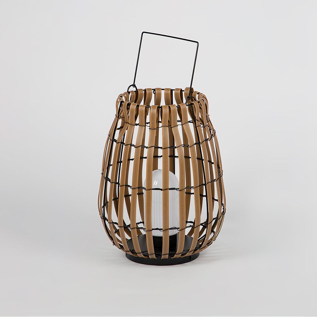 Tropic Braid Outdoor Lamp - Faux-Rattan Metal Waterproof