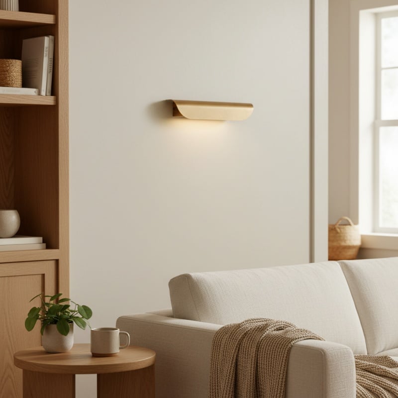 Hidra Modern Metal Wall Sconce – Minimalist Down-Light Sconce for Modern Homes