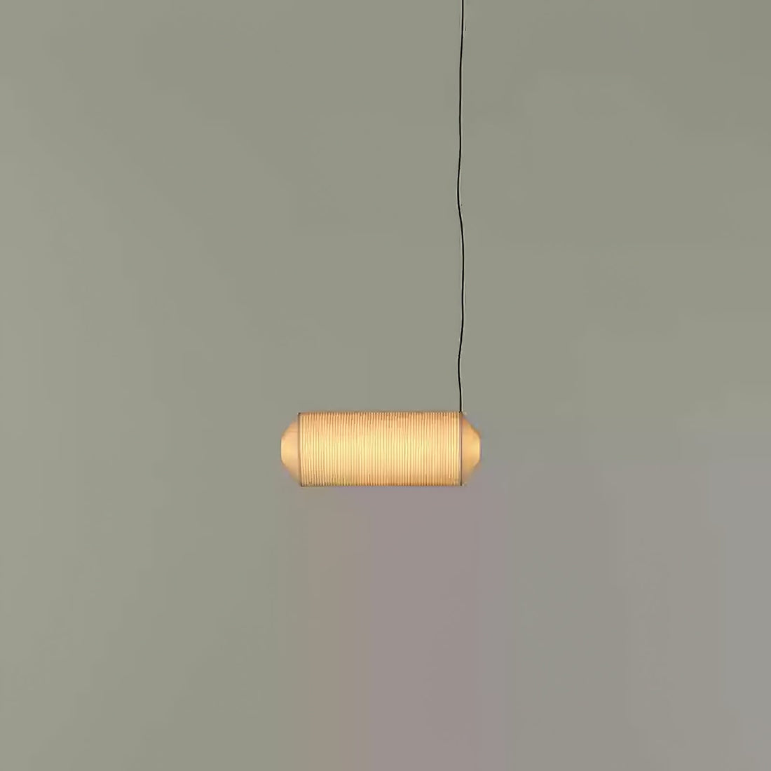 Hängelampe aus Maulbeerseide – Warme LED-Beleuchtung für Wohnzimmer