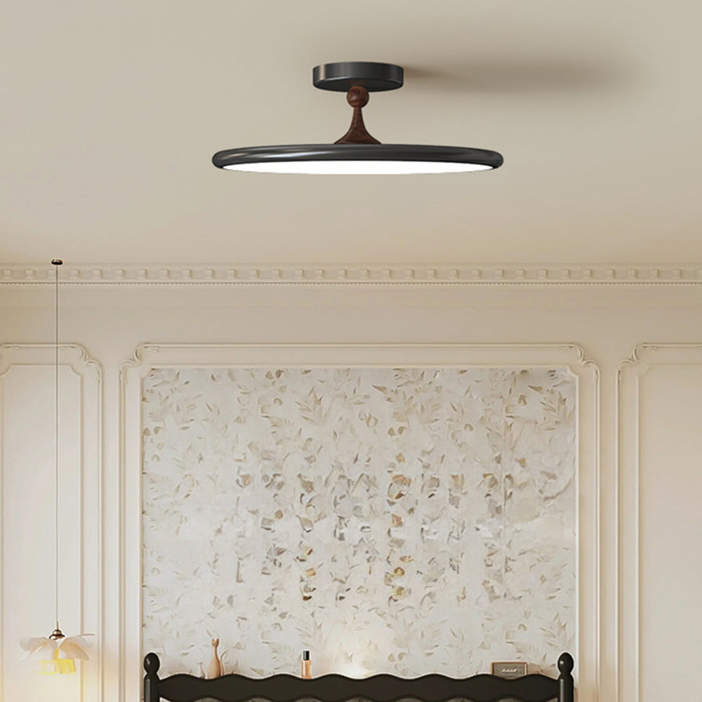 Bauhaus Disc Ceiling Light - Acrylic LED Bedroom Lighting Modern
