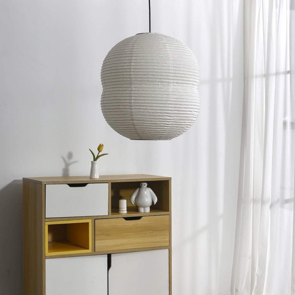 Washi-Papier-Mini-Pendelleuchte – Lampe im japanischen Stil für das Wohnzimmer