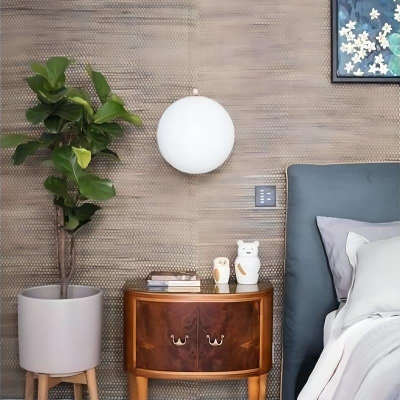 IC Lights Glass Ball Wall Sconce