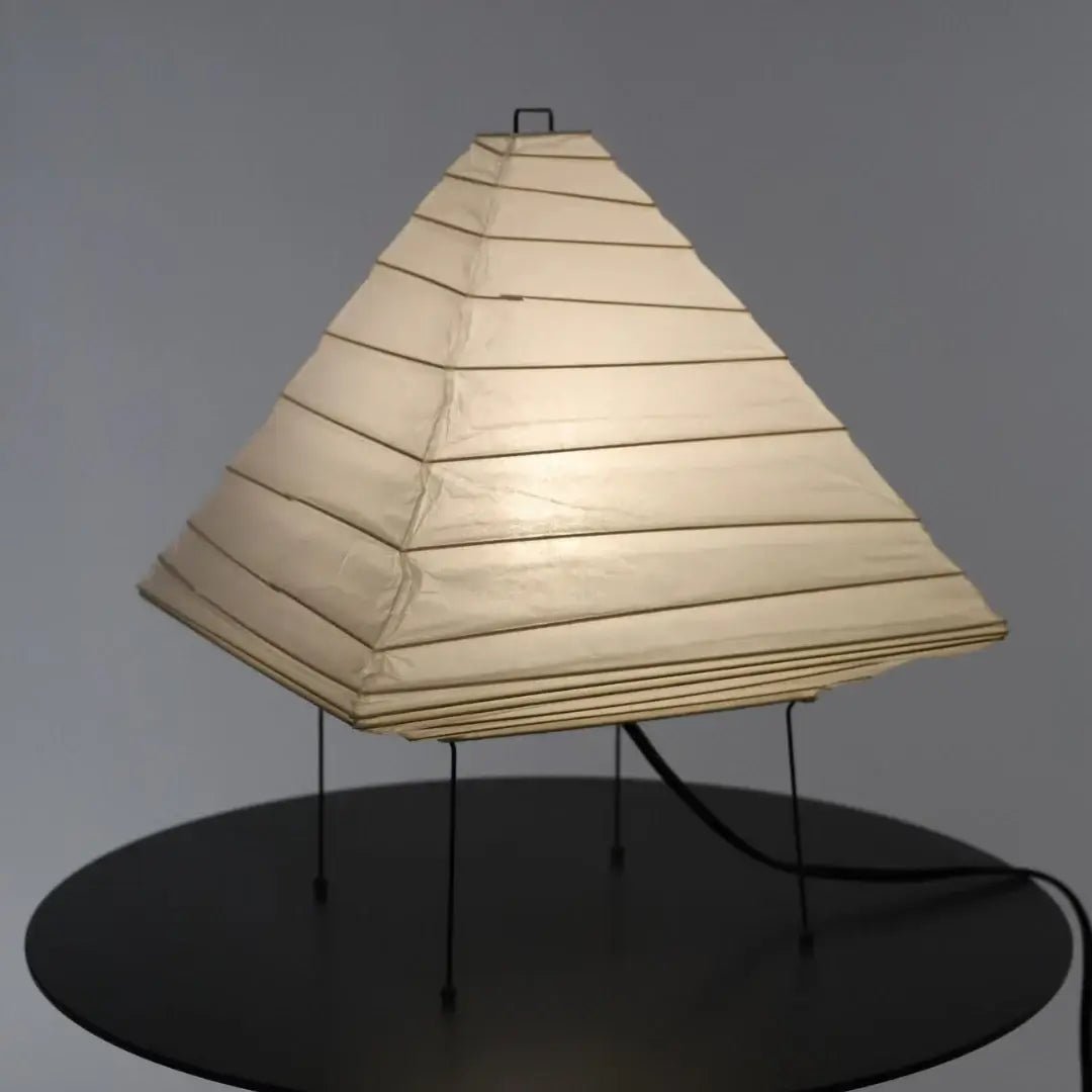 Simplicity Paper Table Lamp - Japanese Craft Paper Lamp for Entryway