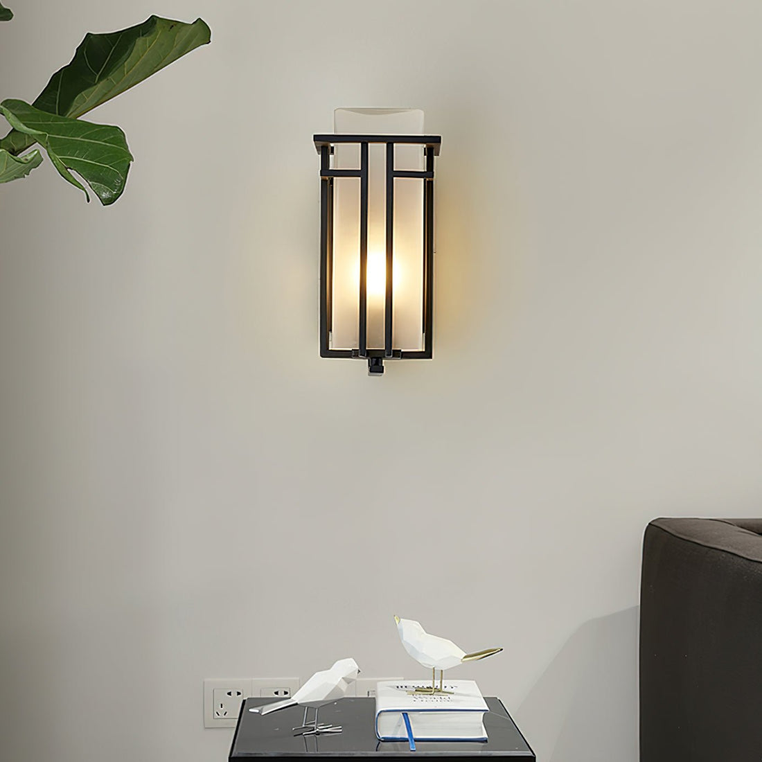 Außenwandlampe - Retro-Wandleuchte aus Eisen für die Beleuchtung von Vorder- und Hintertüren