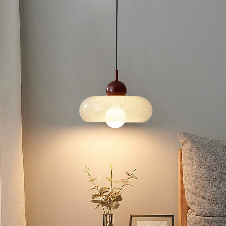 Nordic Pendant Light - Minimalist Transparent Glass Living Room