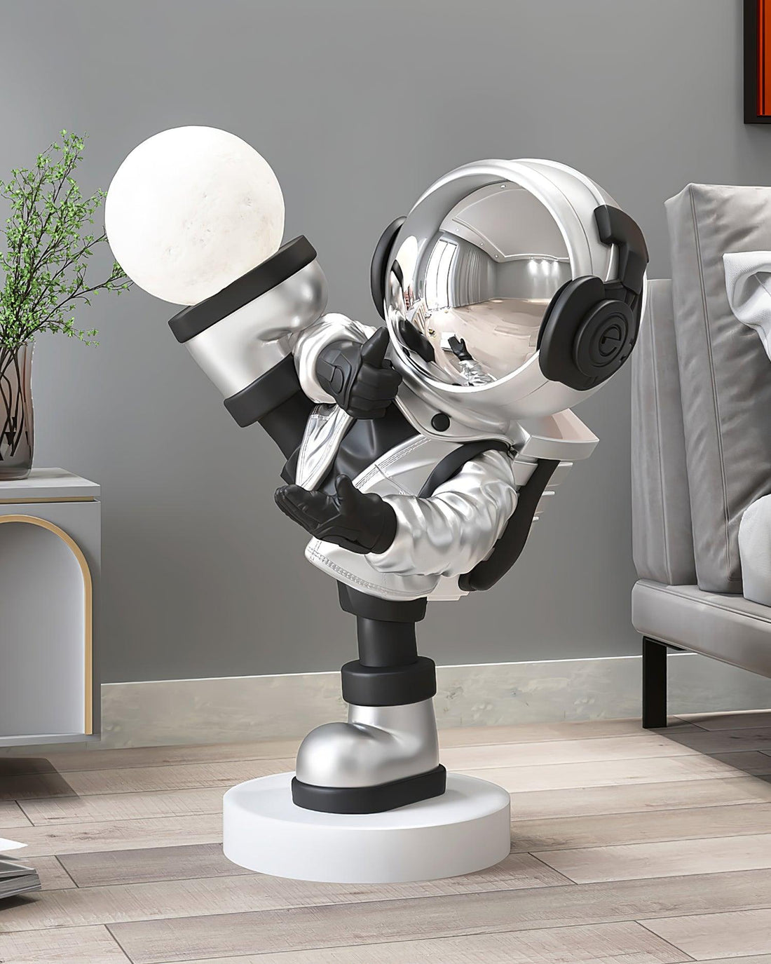 Built-in Battery Floor Lamp - Sculpture Floor Lamp