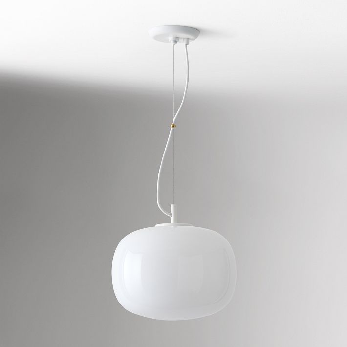 Lumivelle Minimalist Glass Pendant – Adjustable Height Dimmable Design
