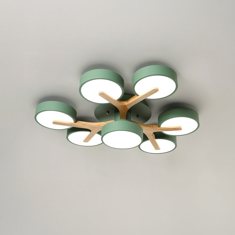 Contemporary Luxurious Ceiling Light - Acrylic Fixture for Living Room