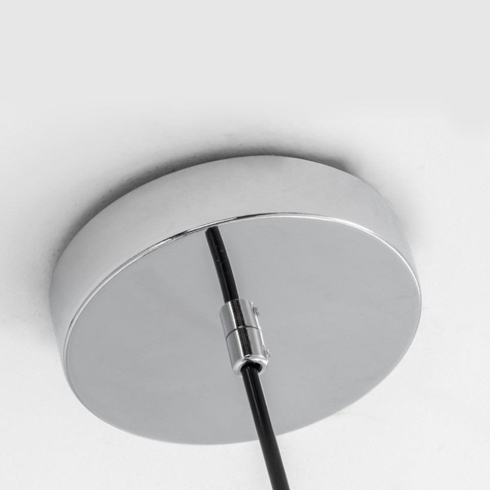 Bauhaus Glass Pendant Light - Coffee Dome Lamp for Dining Room