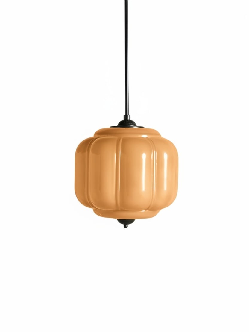 Eloise Vintage Glass Chandelier - Milk Glass Home Accent