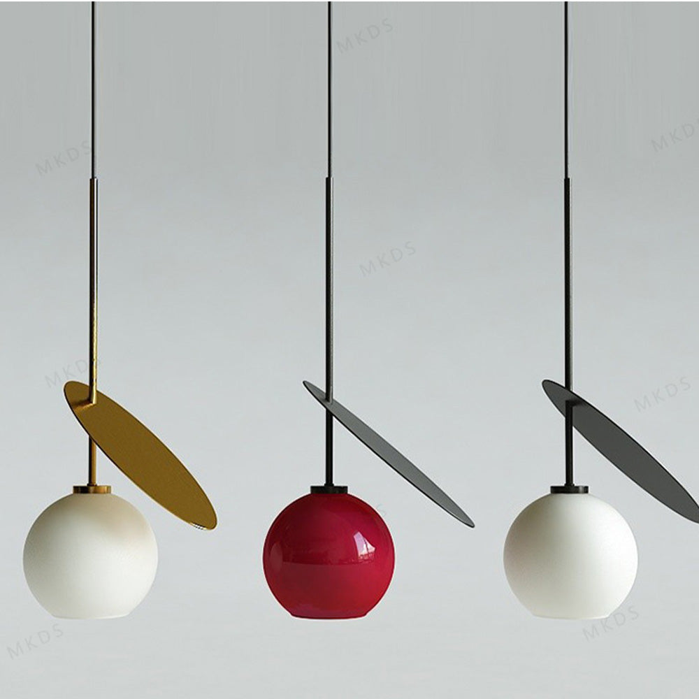 Postmodern Double Pendant Lamp - Cherry Design with Dual Lighting