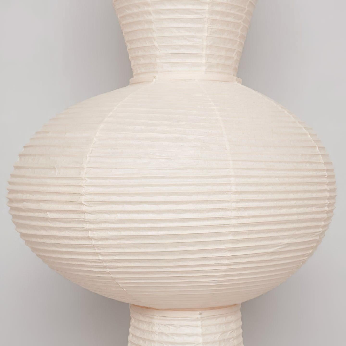 Washi Paper Pendant Light - Japanese Handcrafted Lamp for Living Room