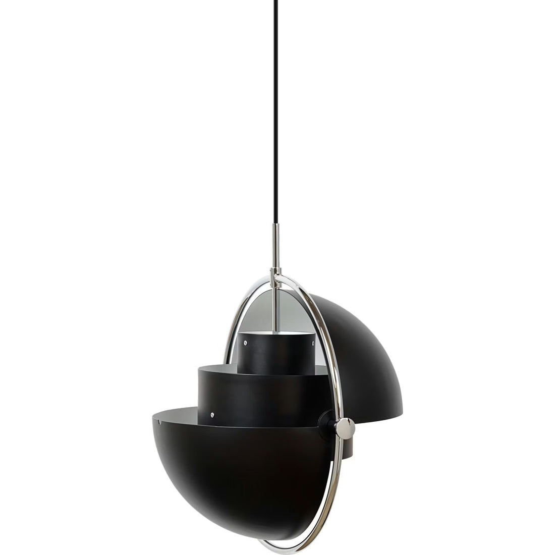 Multiva Sculptural Pendant Light – Adjustable Chandelier in Danish Modern Style for Dining Areas N18