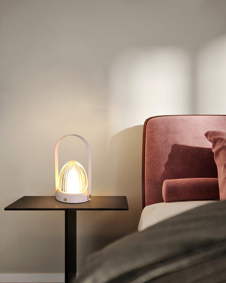 Wiederaufladbare Tischlampe – Tragbares dimmbares Licht fürs Schlafzimmer