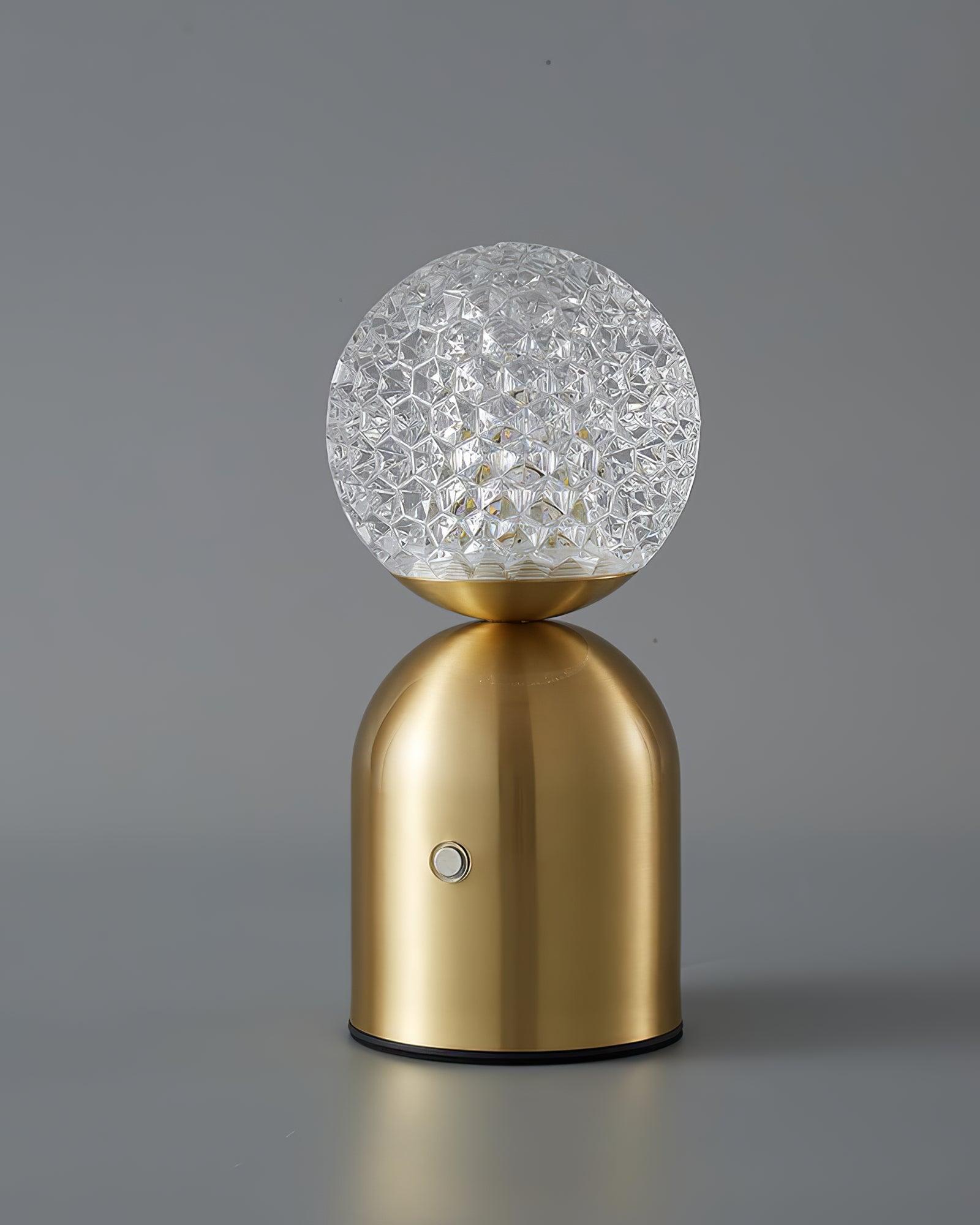 Battery Table Lamp - Modern Acrylic Lampshade Light for Bedroom