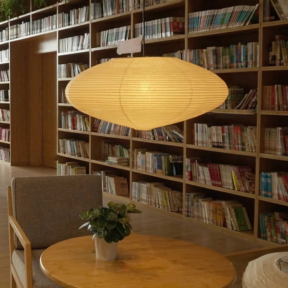 Mulberry Washi Pendelleuchte – Sanftes handgefertigtes Licht für warmes Wohndekor