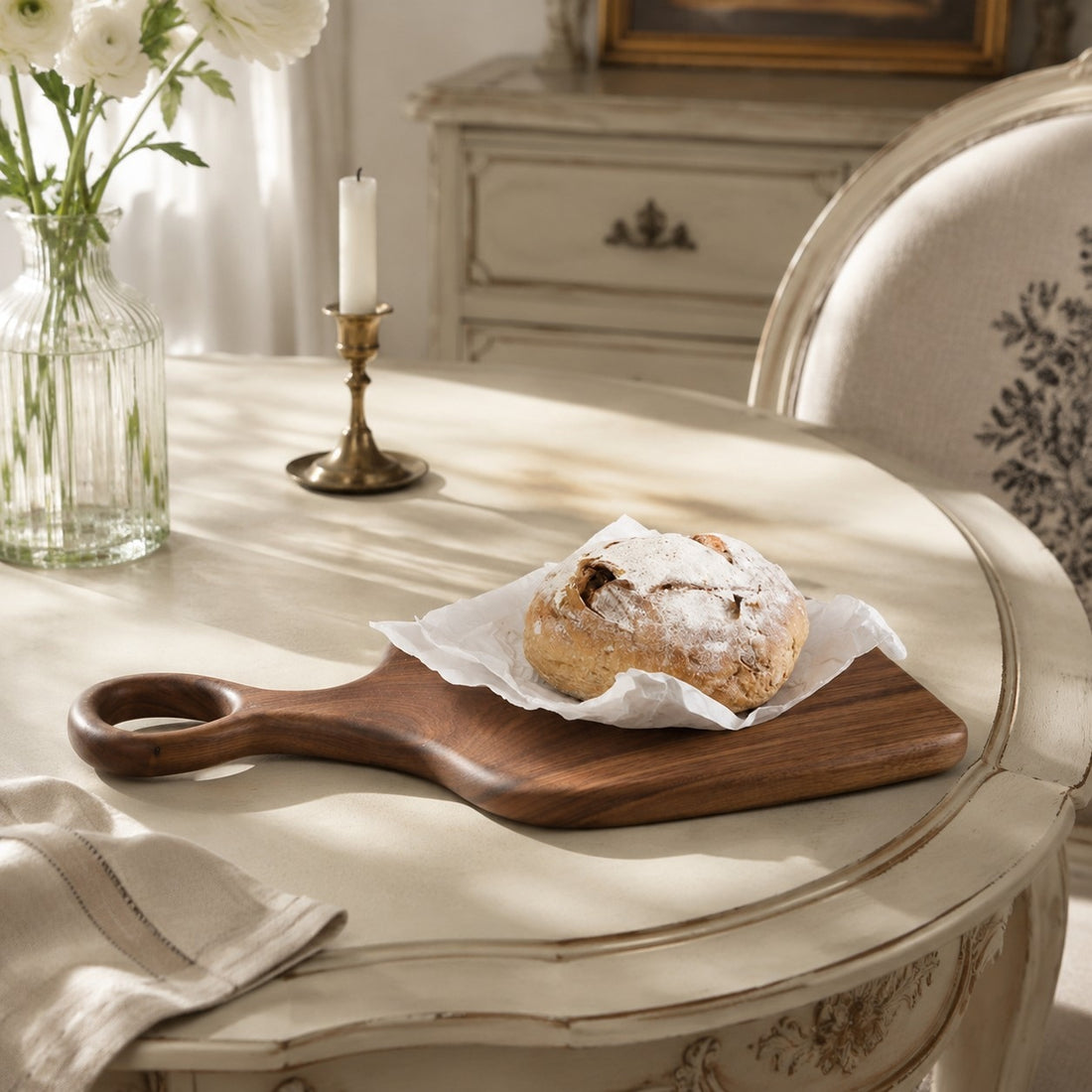 Scene: bread serving on table