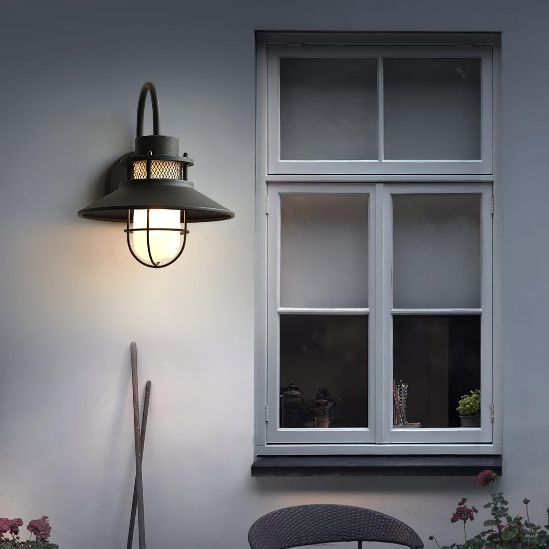 Outdoor Wall Lamp - Industrial Decor Wall Lamp Great for Patio/Porch