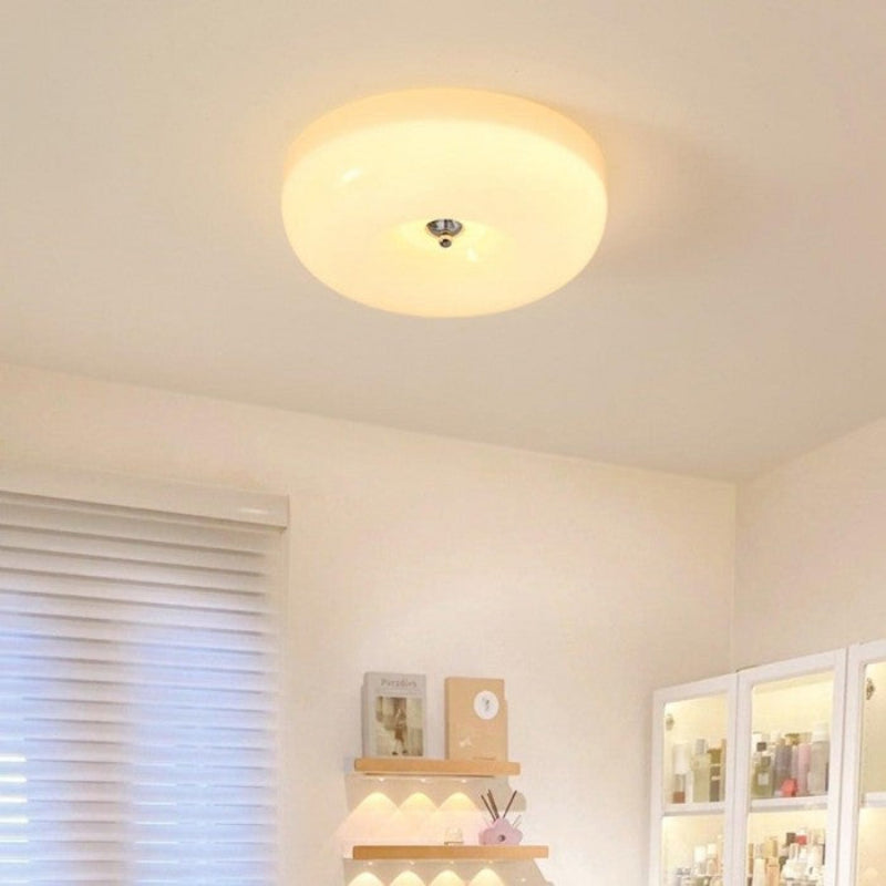 Milky Glass Vintage Art Deco Ceiling Light