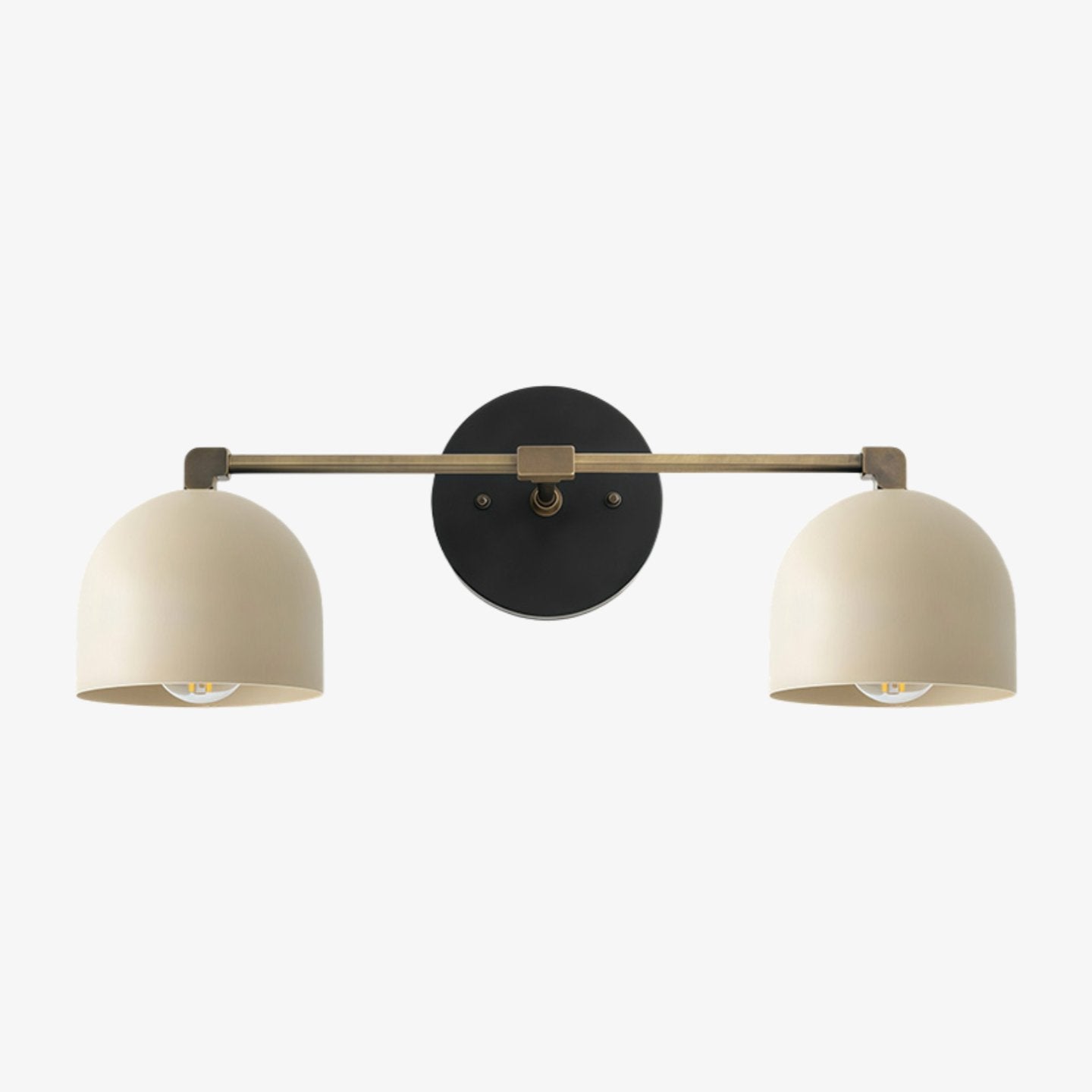 Metio Dome Mid-Century Deep Ball Schminklampe - Messing Wandleuchte
