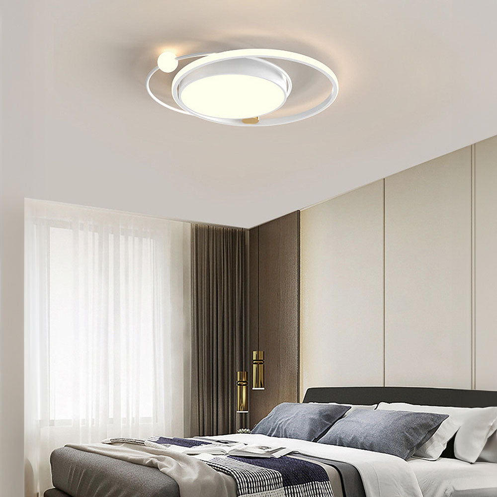 Modern Round LED Ceiling Light – Minimalist Fixture for Living Spaces