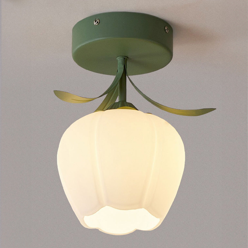 Creative Flower Ceiling Light - Mini Artistic Fixture for Bedroom