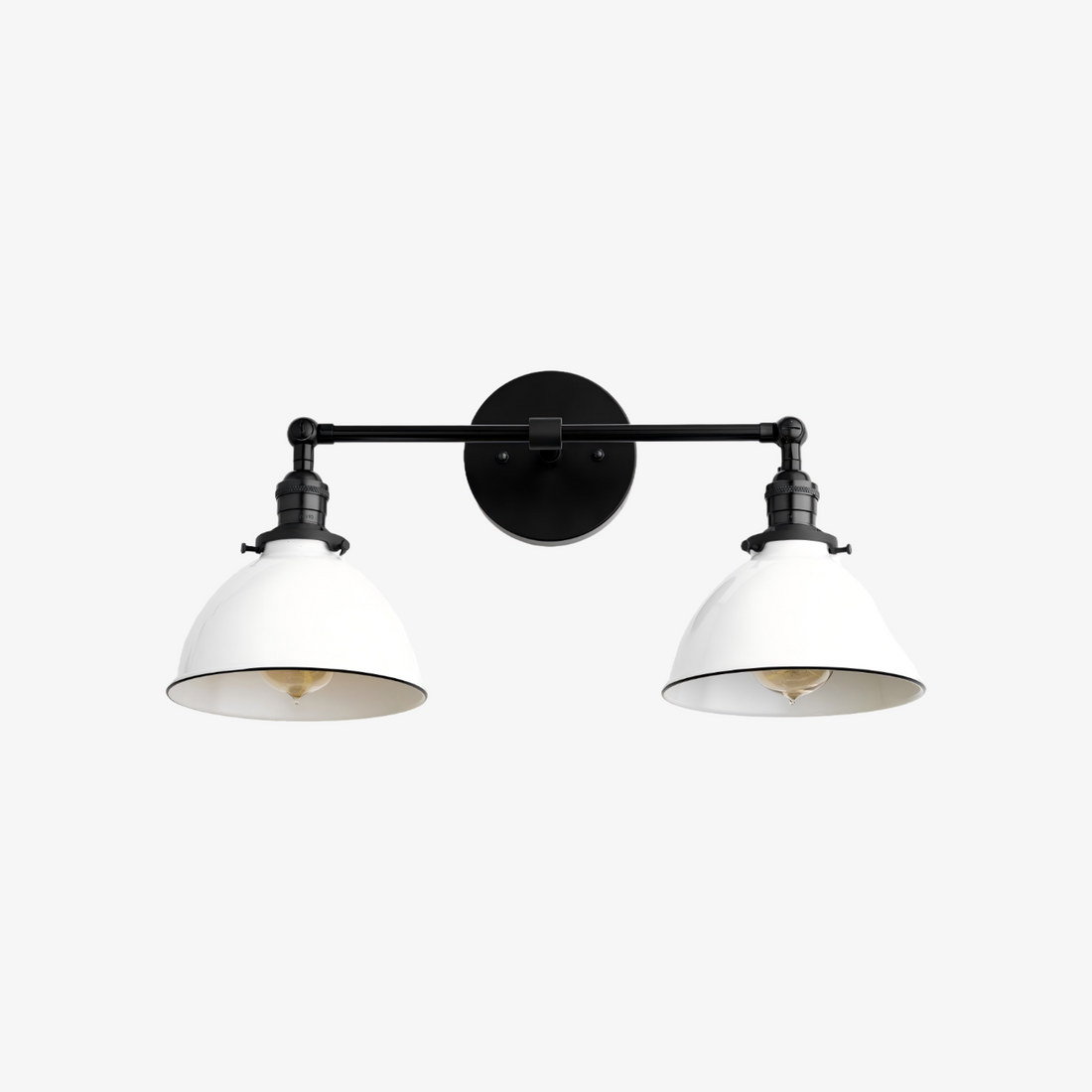 Conique Metal Industrial Vanity Light - Modern Bathroom Lighting Fixture