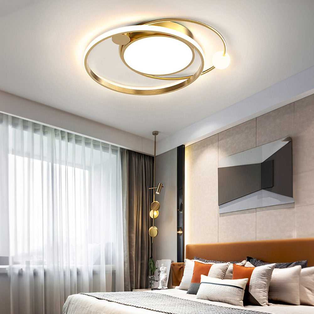 Modern Round LED Ceiling Light – Minimalist Fixture for Living Spaces