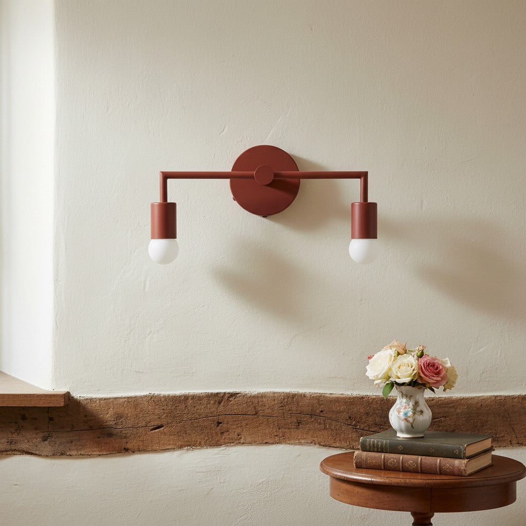 Mobilux Line Colorful Vanity Light - Modern Powder Coated Bathroom Sconce Fixture