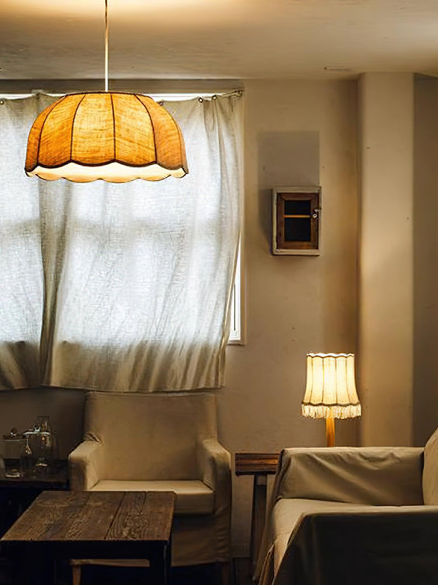 Bananenblatt-Pendelleuchte