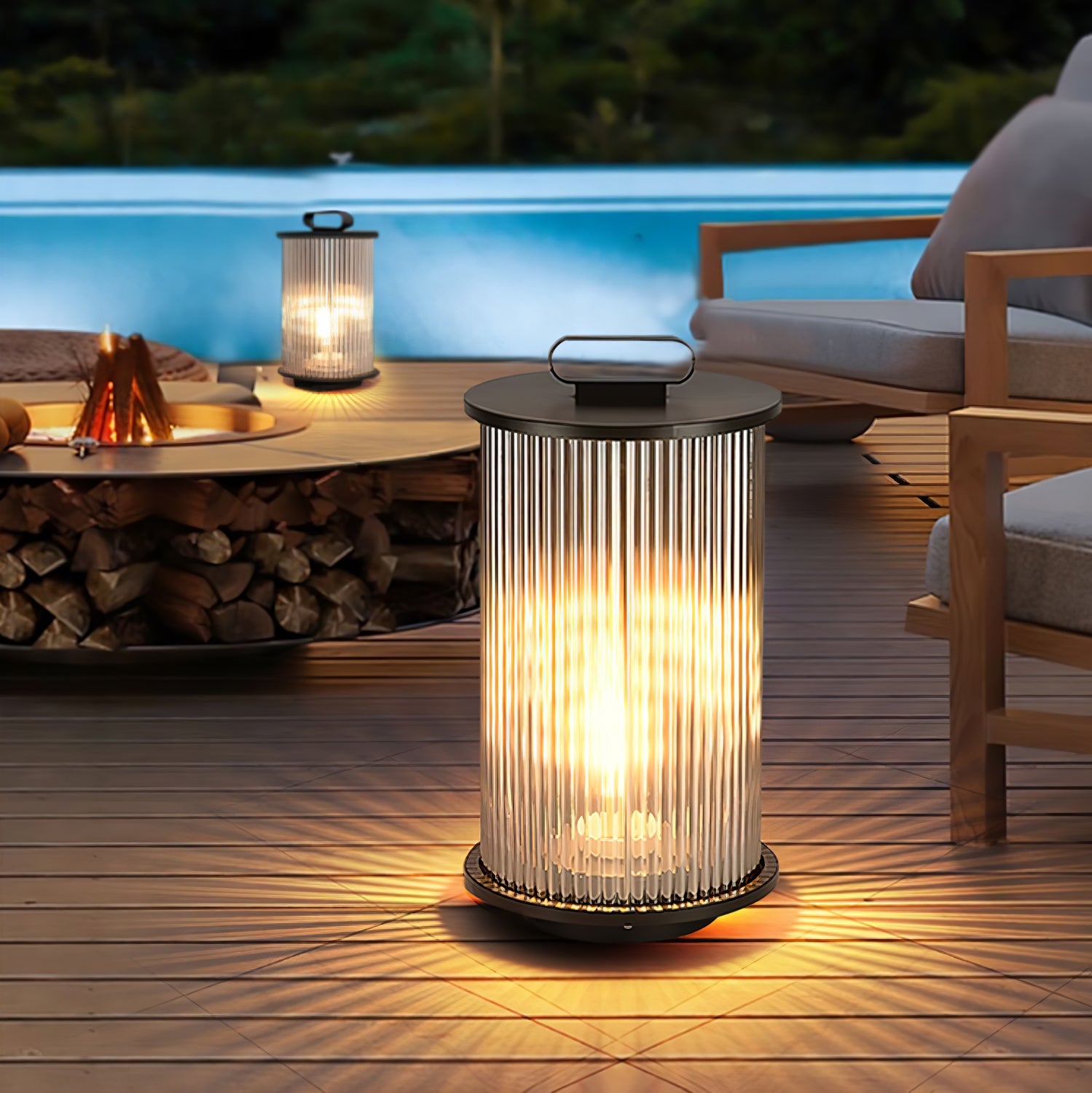 Lantern Garden Outdoor Light - Garden Outdoor Lamp Ideal for Walkways