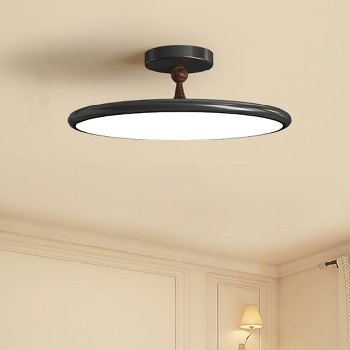Bauhaus Disc Ceiling Light - Acrylic LED Bedroom Lighting Modern