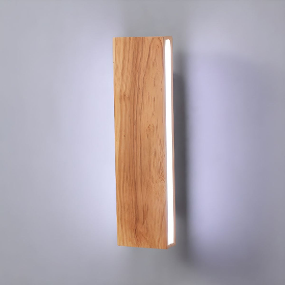 Modern Wood Wall Light - Rotatable Fixture for Dining Room