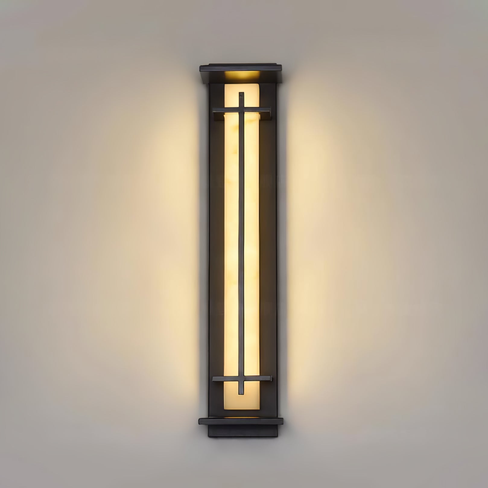 Square Outdoor Wall Light - Waterproof LED Lamp for Garden & Patio