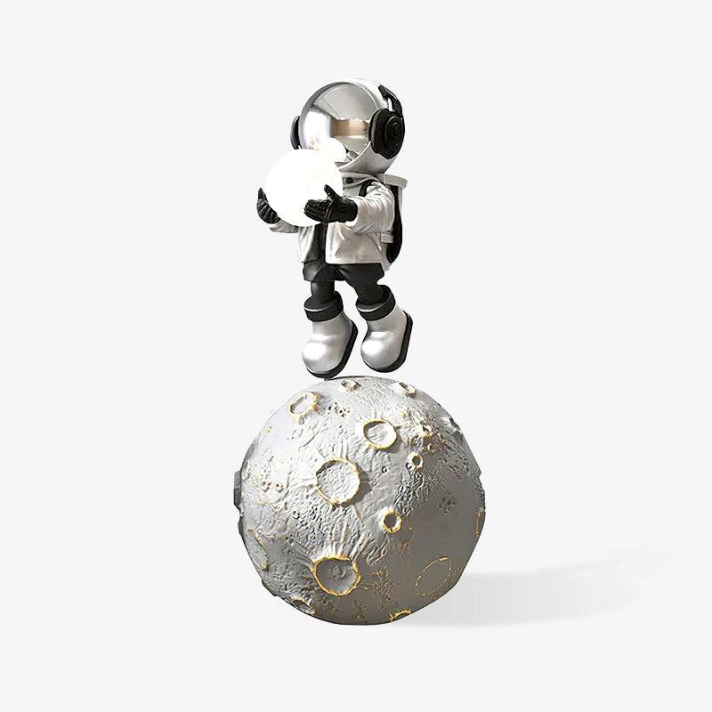 Astronaut Floor Lamp - Built-in Battery LED Light for Living Room Decor
