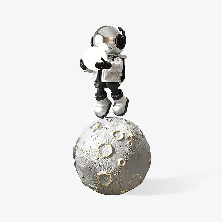 Astronaut Floor Lamp - Built-in Battery LED Light for Living Room Decor
