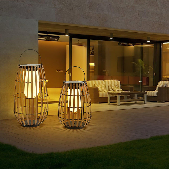 Tropic Braid Außenlampe - Kunstrattan Metall Wasserdicht