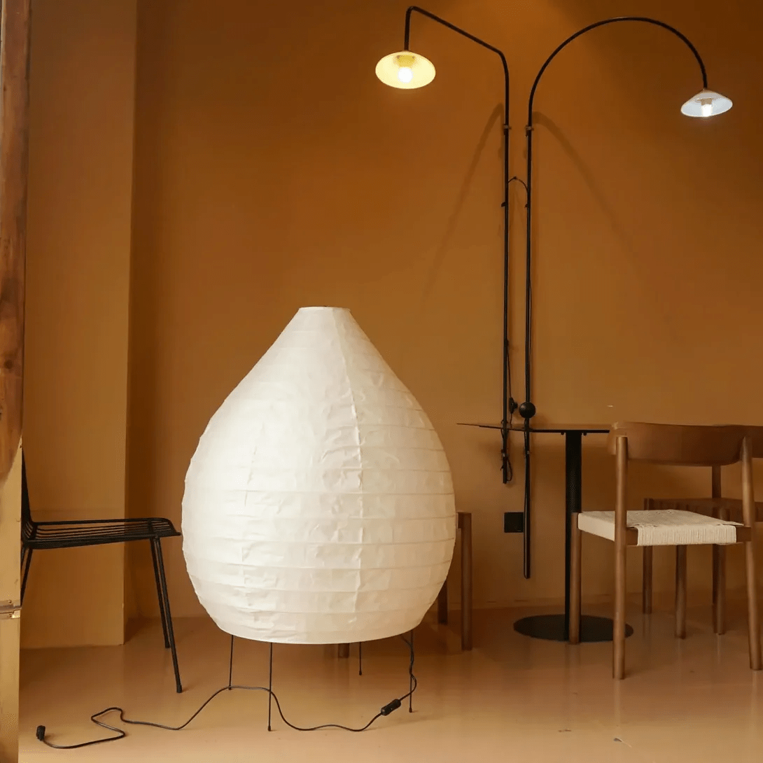 Stehlampe aus Washi-Papier – Laternendesign für Wohnzimmer &amp; Schlafzimmer