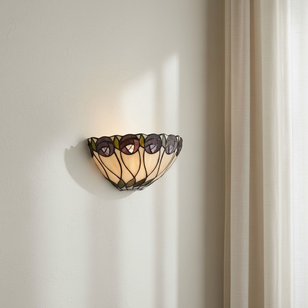 TF Hutchinson Tiffany Wall Light - for Hallway or Corridor