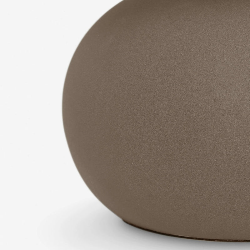 Ruffmeto Decorative Table Lamp — Round Ceramic Base with Pleated Fabric Shade for Cozy Spaces