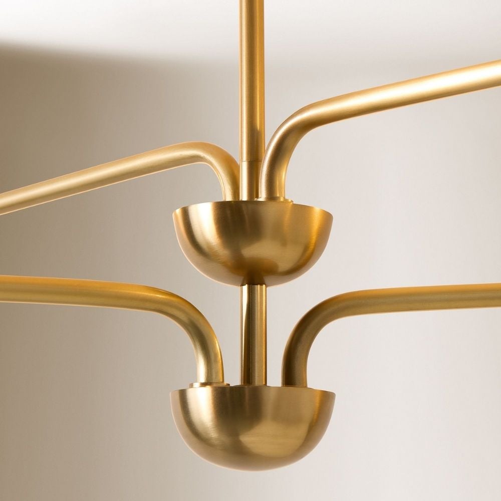 Lutal Bronze Chandelier - Modern Design with Monochromatic Finish