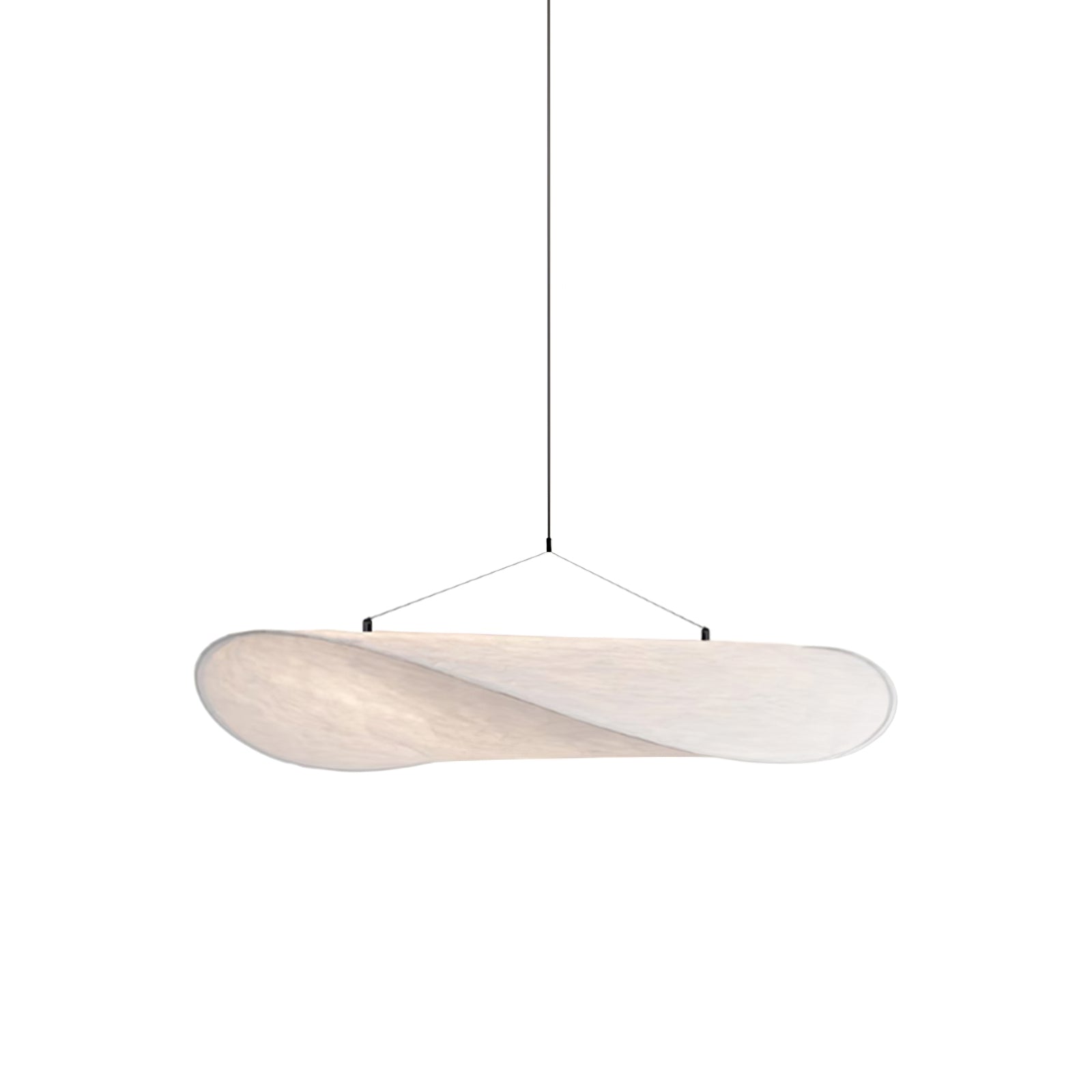 Cloudlike Mulberry Silk Plug-In Pendant Light
