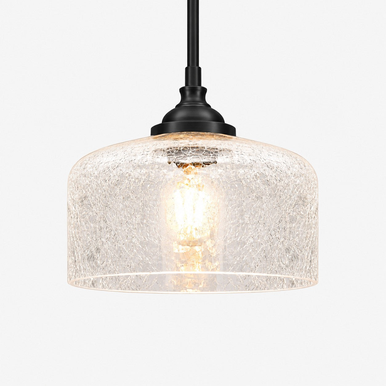 Verstellbare Vintage-Pendelleuchte aus Glas