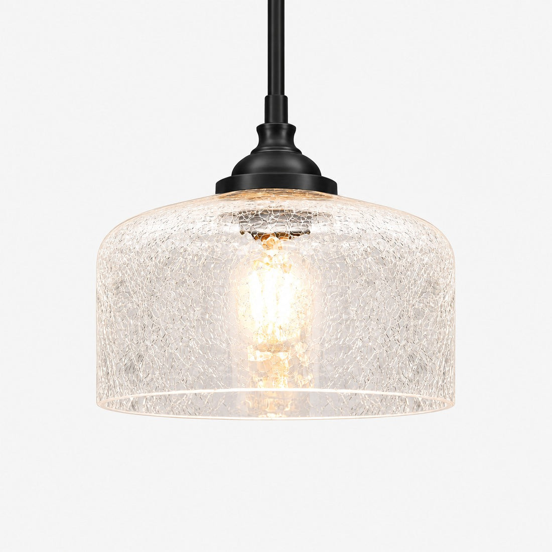 Verstellbare Vintage-Pendelleuchte aus Glas