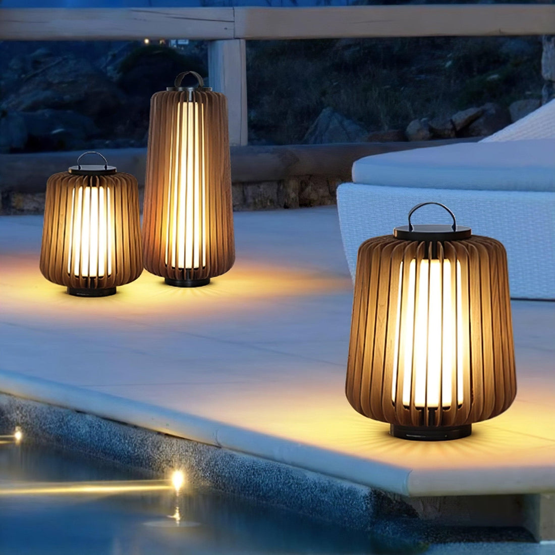 Tragbare Laternenlampe für den Außenbereich – kompaktes wiederaufladbares Licht zum Wandern