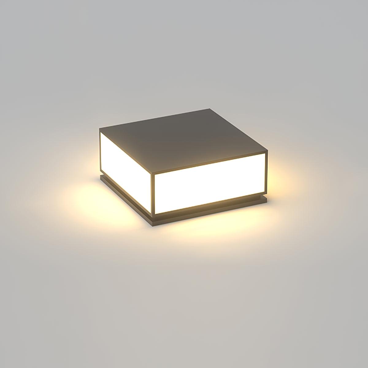 Solar Outdoor Post Light - Stainless Steel Lamp for Garden & Patio